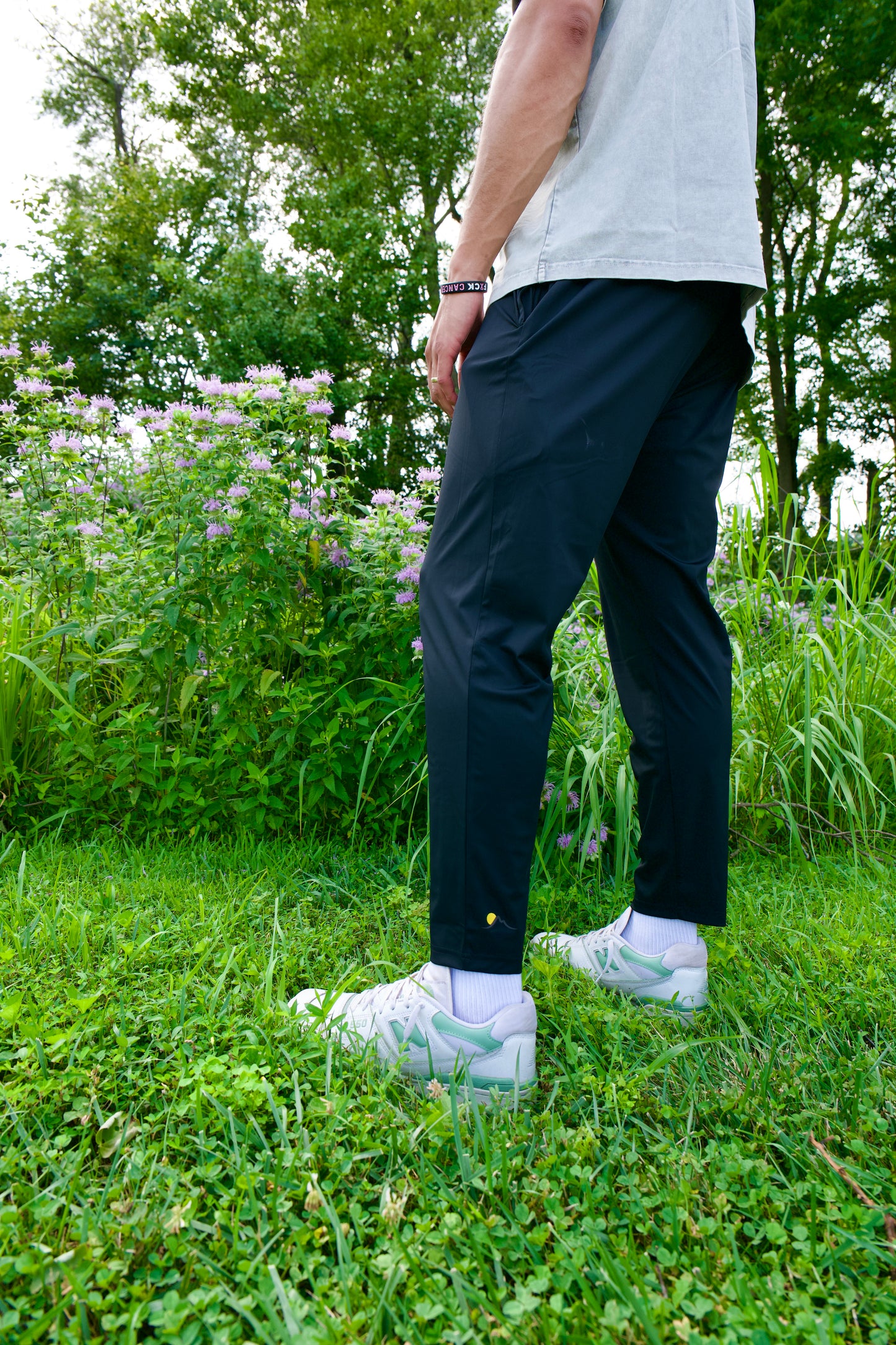 Peaker Elastic Waist Pants (Black)