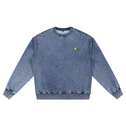 Ski Bum Oversized Crewneck Sweatshirt