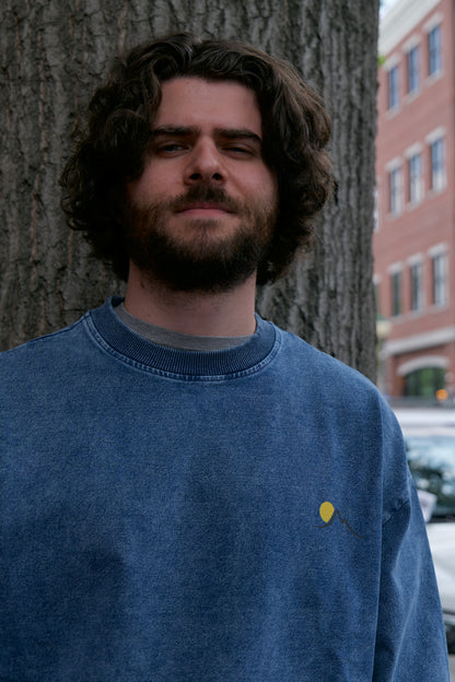Ski Bum Oversized Crewneck Sweatshirt