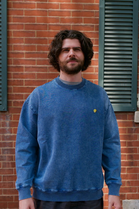 Ski Bum Oversized Crewneck Sweatshirt