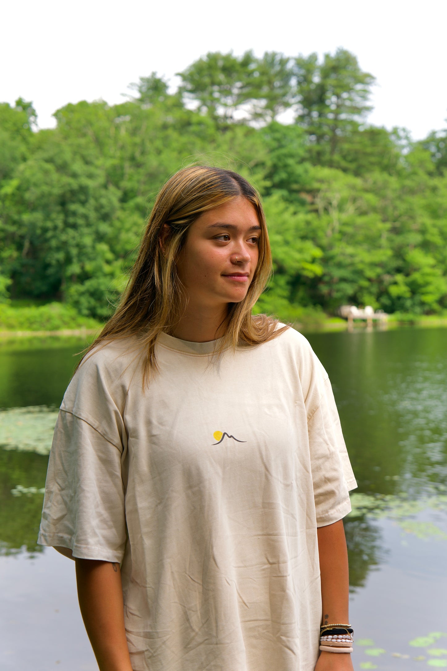 Snow Washed Tee (Apricot)
