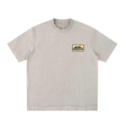 Day Tripper Frayed T-Shirt (Apricot)