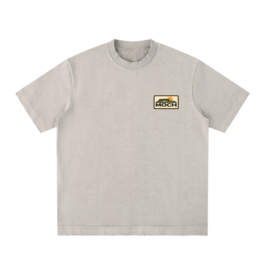 Day Tripper Frayed T-Shirt (Apricot)