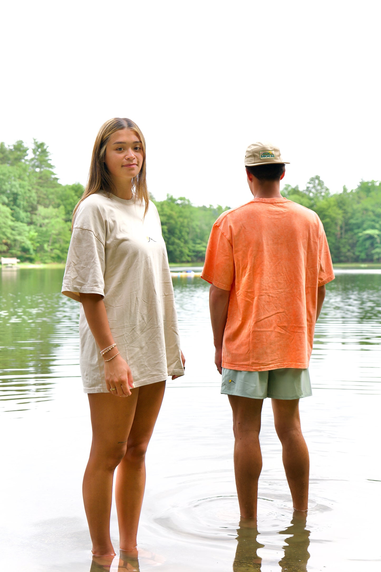 Snow Washed Tee (Orange)