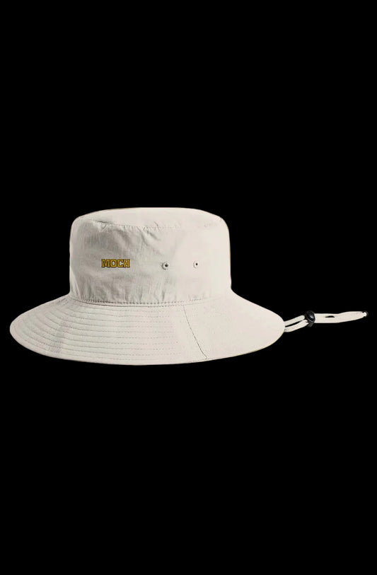 Nylon Wide Brim Bucket Hat