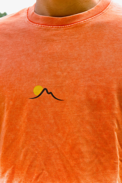 Snow Washed Tee (Orange)