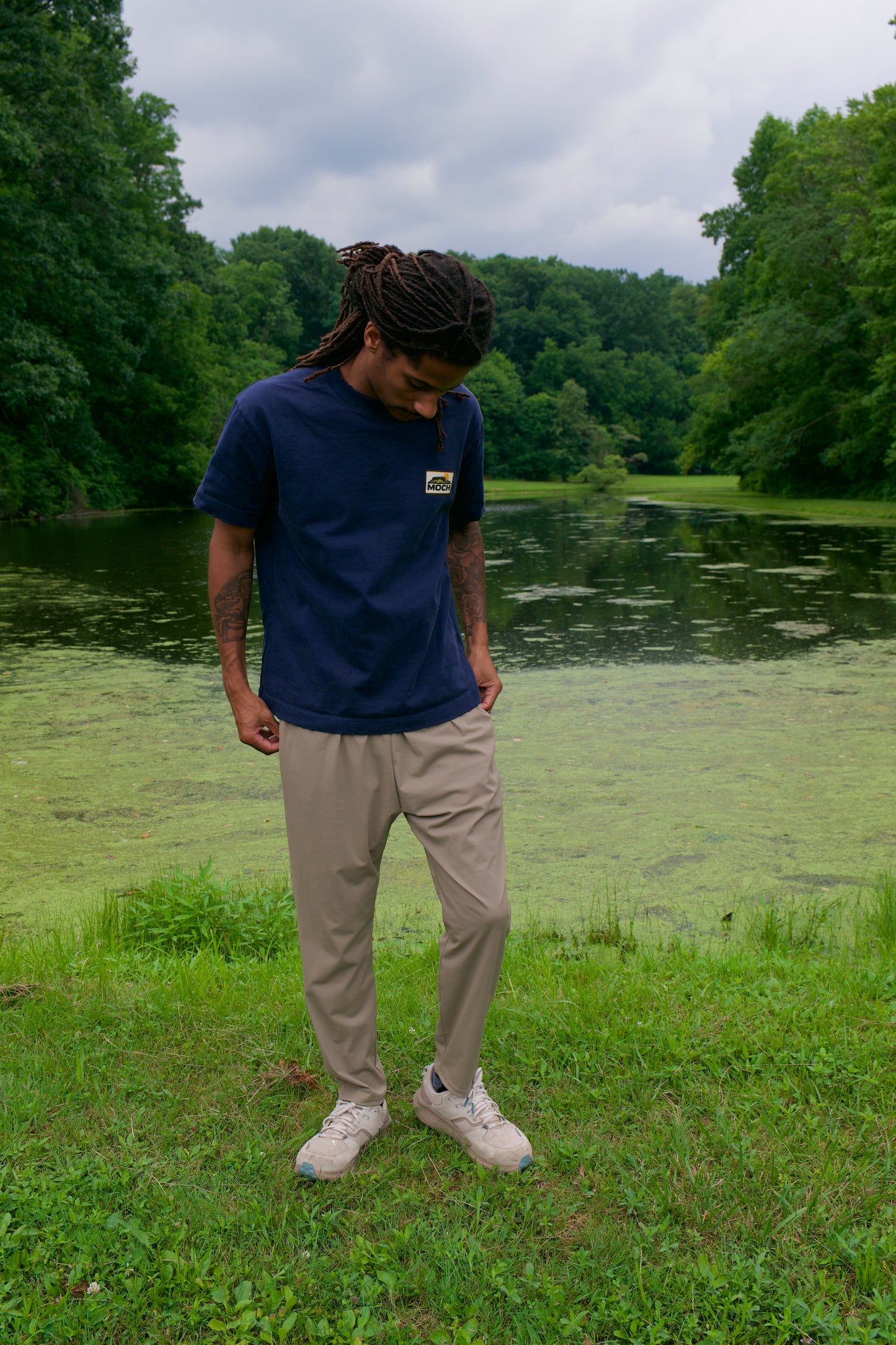 Day Tripper Frayed T-Shirt (Navy)