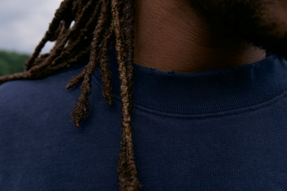 Day Tripper Frayed T-Shirt (Navy)