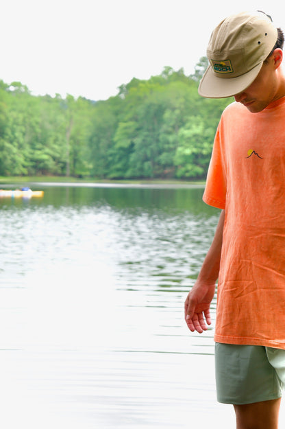 Snow Washed Tee (Orange)