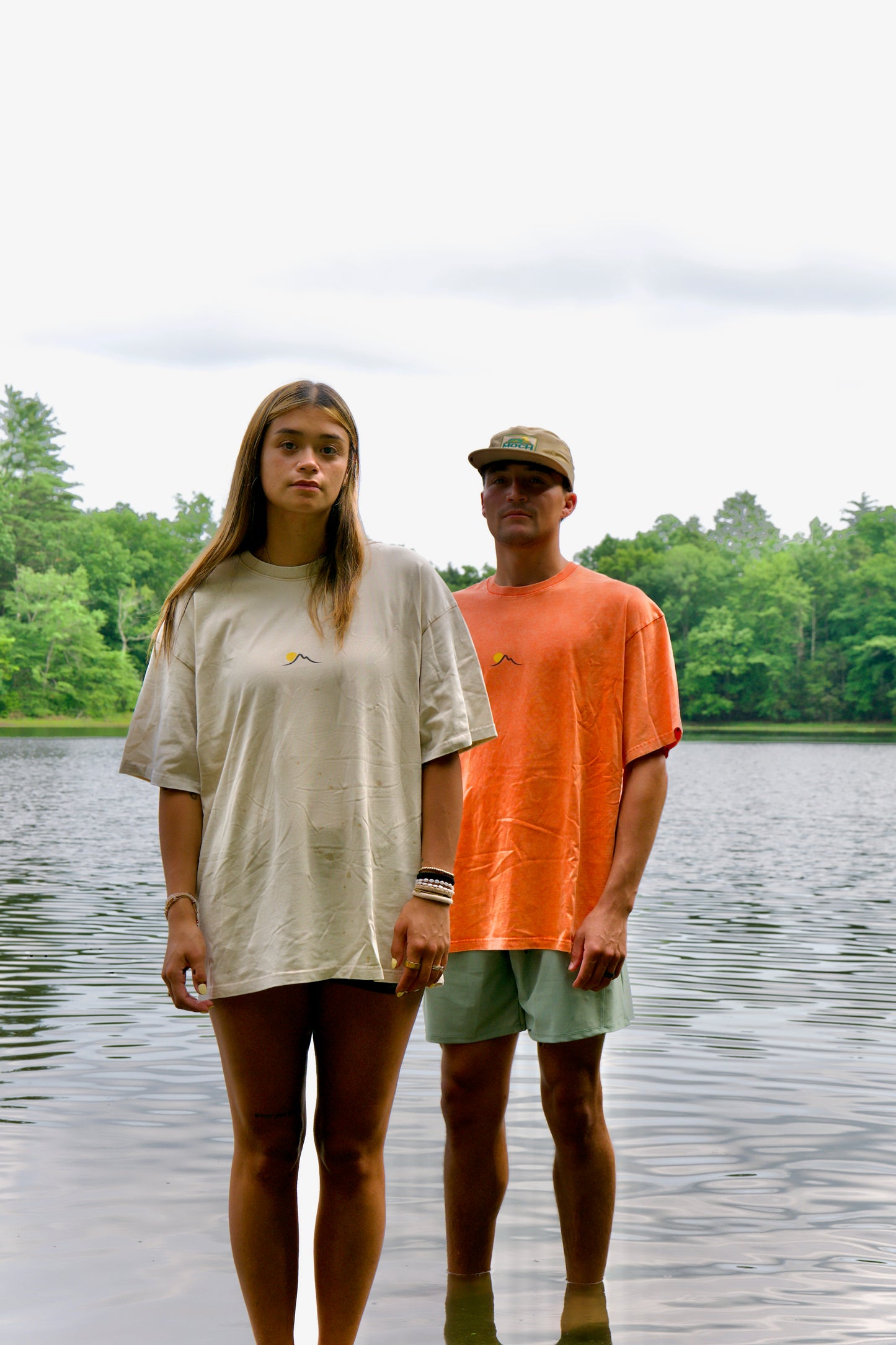 Snow Washed Tee (Apricot)