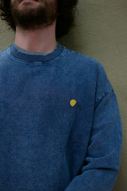 Ski Bum Oversized Crewneck Sweatshirt