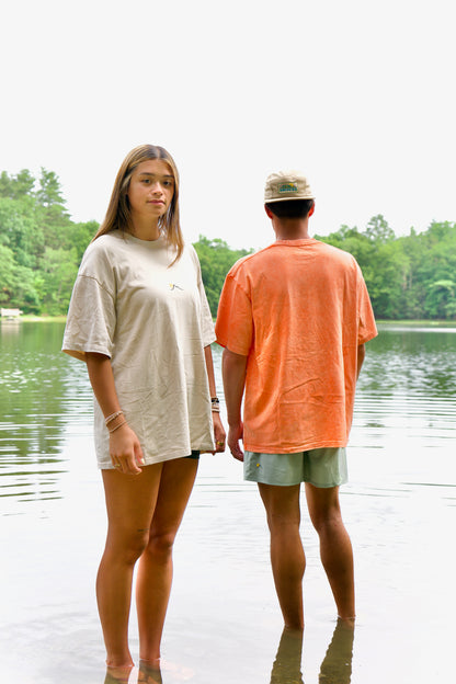 Snow Washed Tee (Apricot)