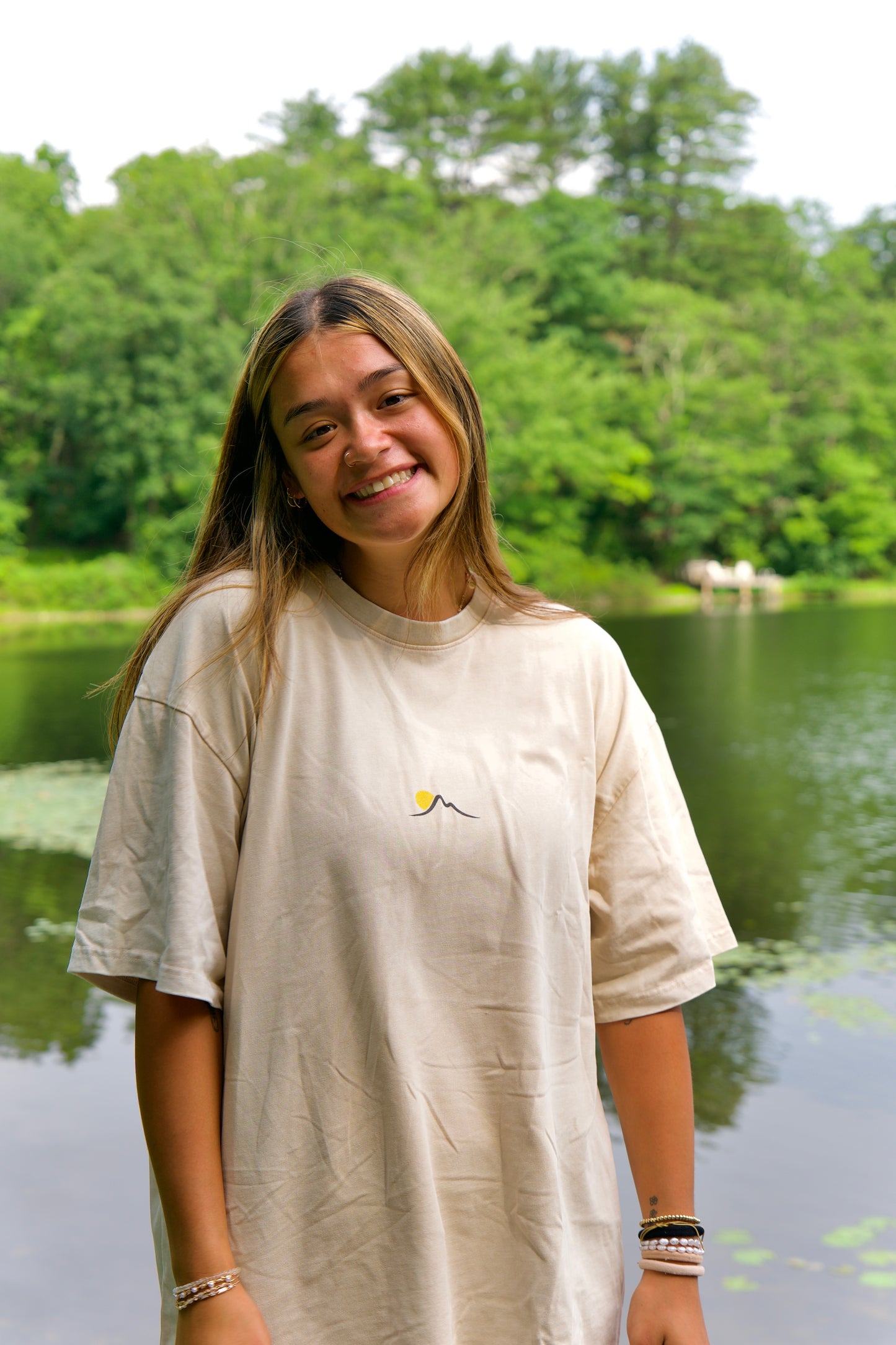 Snow Washed Tee (Apricot)