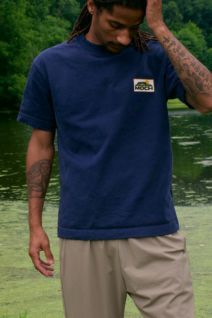 Day Tripper Frayed T-Shirt (Navy)