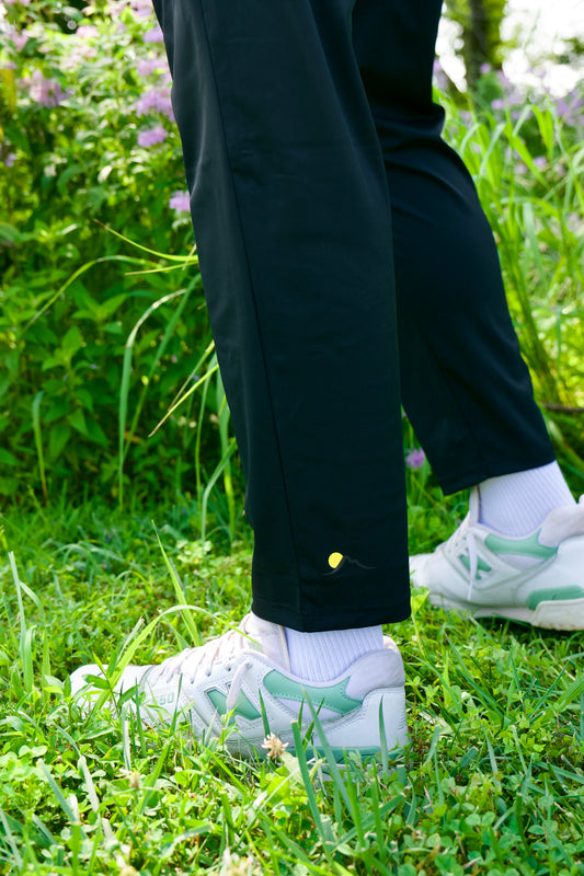 Peaker Elastic Waist Pants (Black)