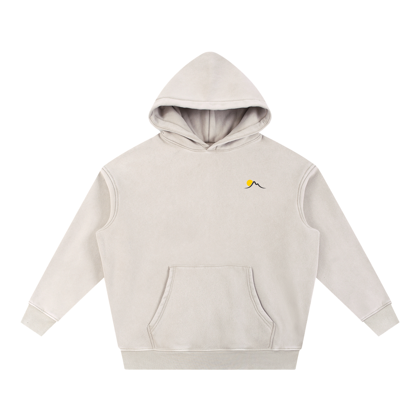 Ski Bum Oversized Hoodie (Apricot)