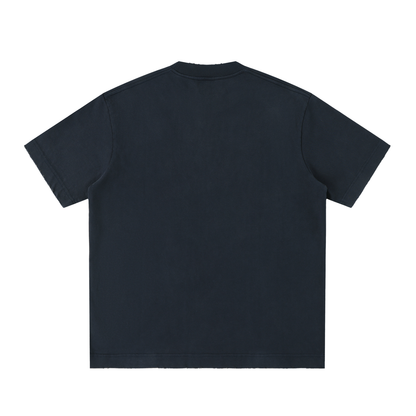 Day Tripper Frayed T-Shirt (Navy)